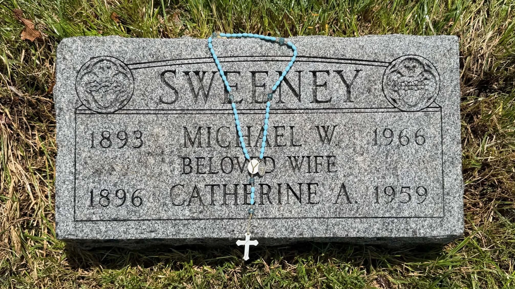 Sweeny memorial stone after professional cleaning